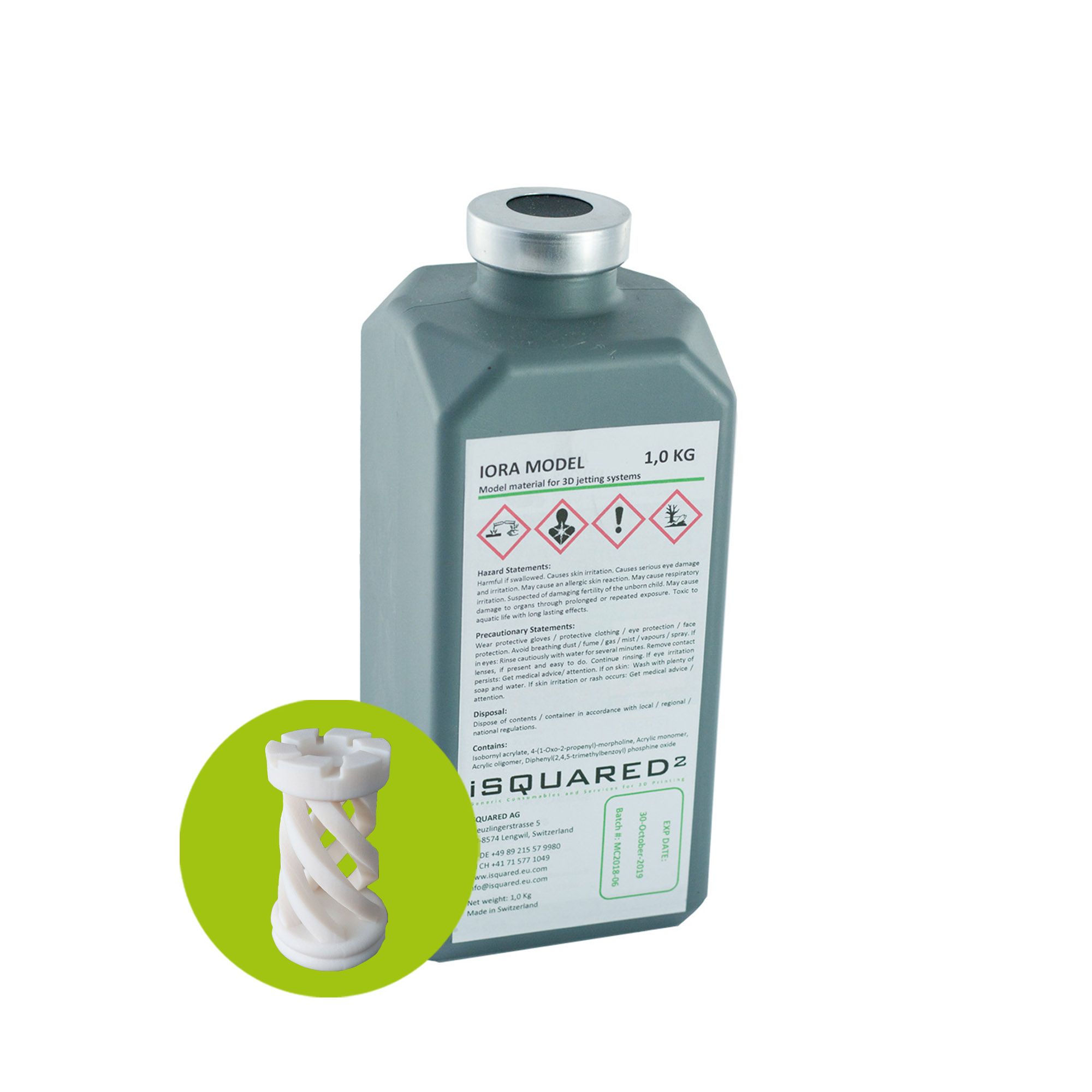 IORA Model White - 2 x 1,0 kg