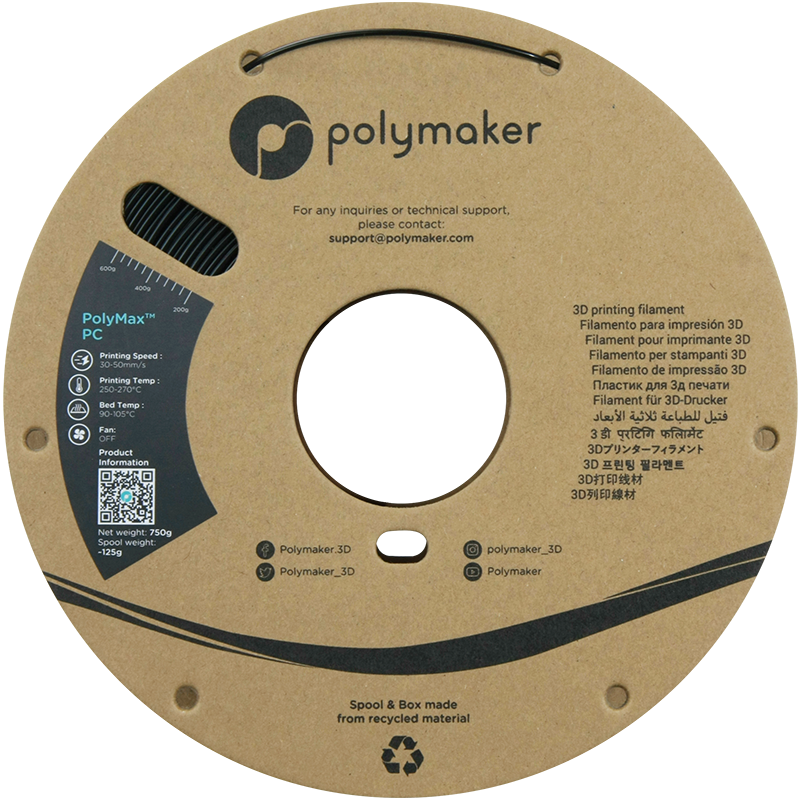 Polymaker PolyMax™ Tough PC Black - Afbeelding 4