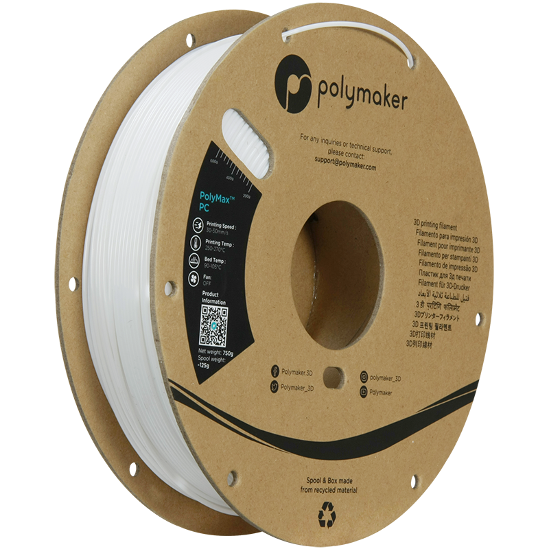Polymaker PolyMax™ Tough PC White - Afbeelding 4